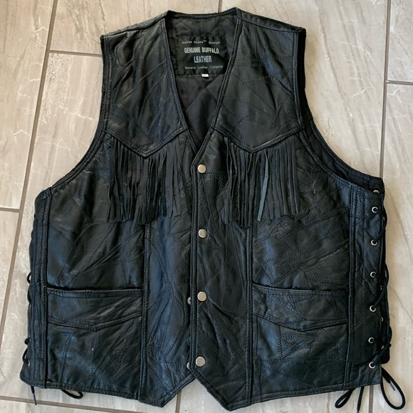 Italian Stone Jackets & Blazers - Leather Vest